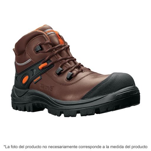 [15473] Bota de seguridad café, #27 dieléctrica antifatiga, Truper ZC-427C