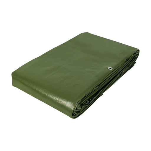 [16378] Lona uso rudo 6 x 9 m, verde olivo, 240 g/m2, TRUPER EXPERT LT-69X