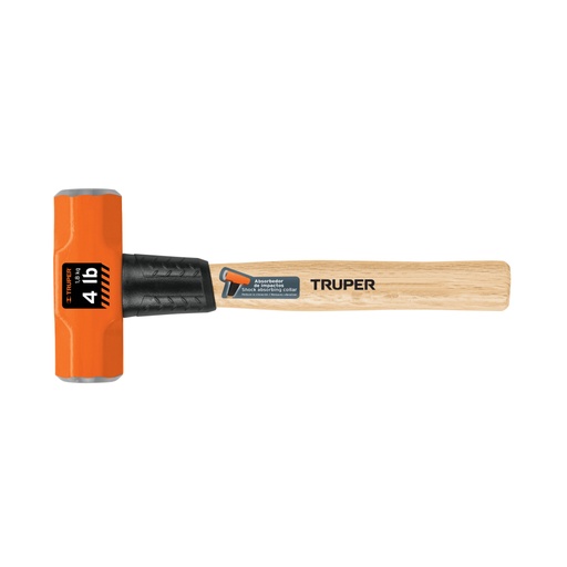 [16508] Marro octagonal 4 lb, mango de madera 12', Truper MD-4M