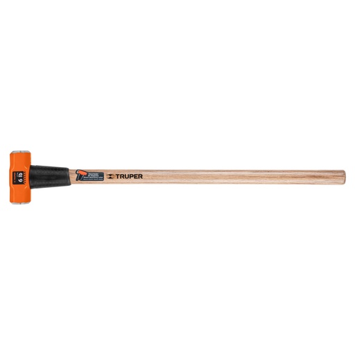 [16509] Marro octagonal 6 lb, mango de madera 36', Truper MD-6M