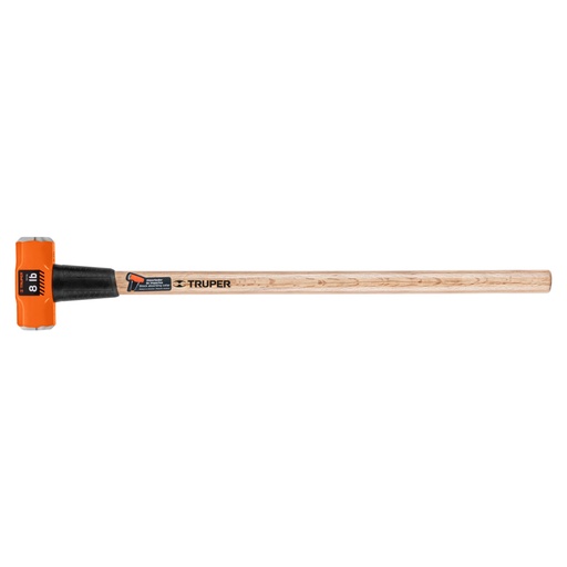 [16511] Marro octagonal 8 lb, mango de madera 36', Truper MD-8M