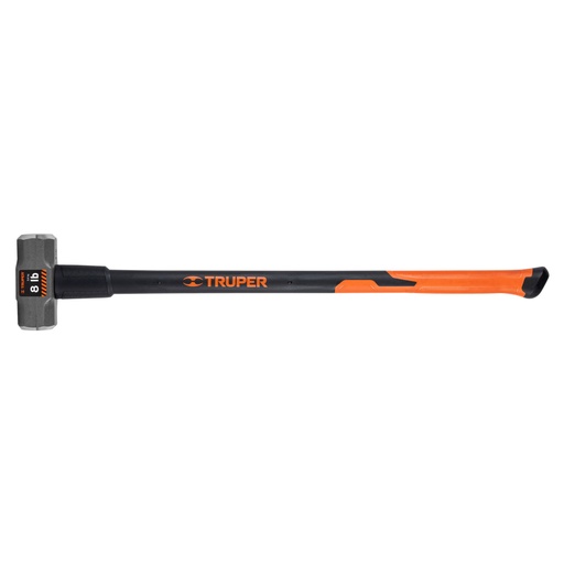 [16538] Marro octagonal 8 lb, mango fibra de vidrio 36', Truper MD-8F