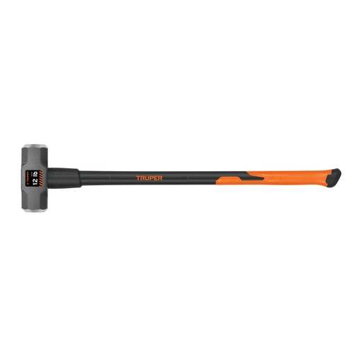 [16542] Marro octagonal 12 lb, mango fibra de vidrio 36', Truper MD-12F