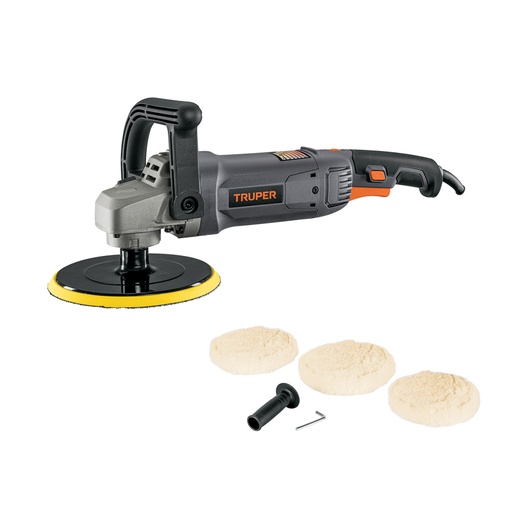 [16673] Pulidora velocidad variable 7', 1200W, TRUPER INDUSTRIAL PULA-7N