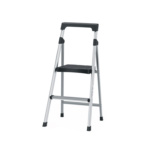 [16763] Escalera tubular plegable, 2 peldaños, aluminio, Truper ESTU-2A