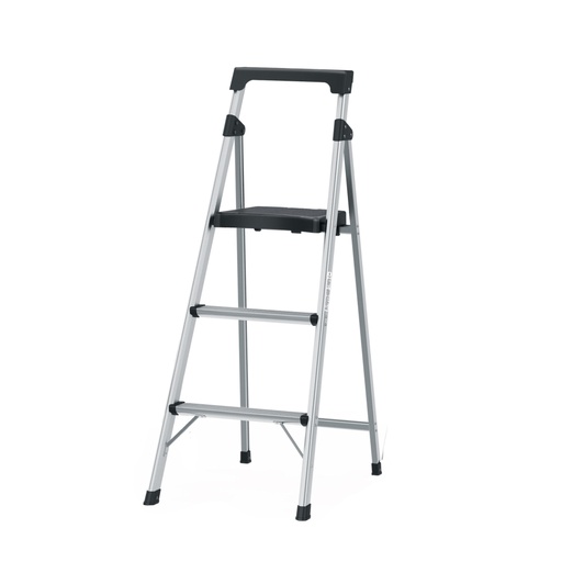 [16764] Escalera tubular plegable, 3 peldaños, aluminio, Truper ESTU-3A