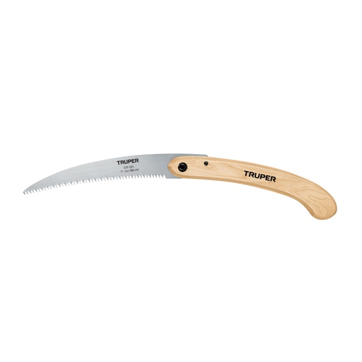 [18178] Serrucho plegable 10' hoja curva 6 DPP, mango madera, Truper STP-12PL