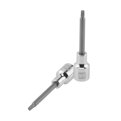 [101248] Dado punta larga bristol M5, cuadro 1/2', Truper D-1205-BL