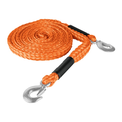 [18346] Cuerda con ganchos para remolque, 27 mm x 4.5 m, Truper CREM-7/8X45
