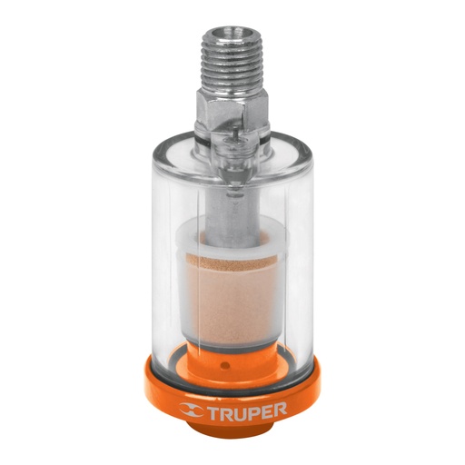 [19027] Filtro separador de agua y aceite, cuerda 1/4' NPT, TRUPER FISE