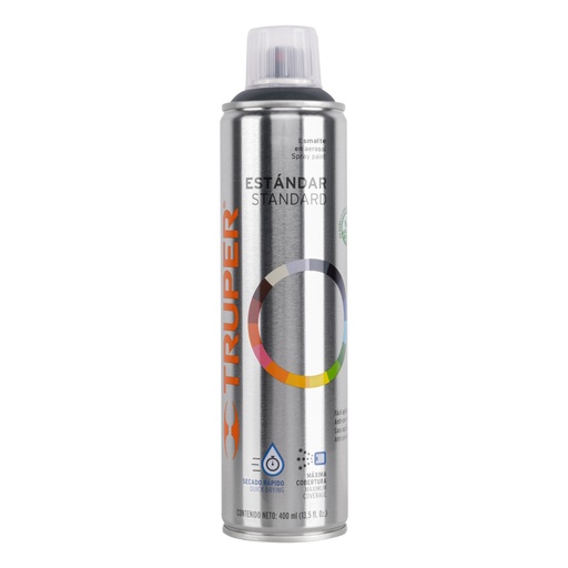 [19044] Pintura en aerosol, gris obscuro, bote esbelto, 400 ml PA-GO