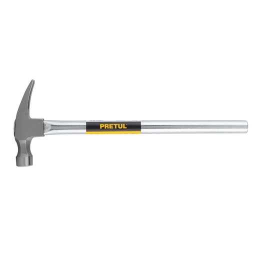 [20597] Martillo uña recta 20 oz, mango tubular, Pretul MTR-20P