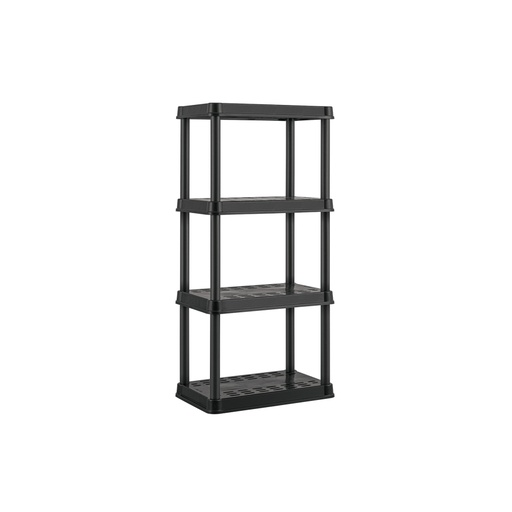 [20682] Estante plástico 4 repisas cap. 45 Kg, 125x38x61, PRETUL EST-4P2