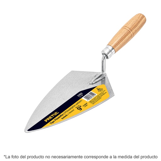 [21054] Cuchara para albañil 10' tipo Filadelfia, PRETUL CT-10P