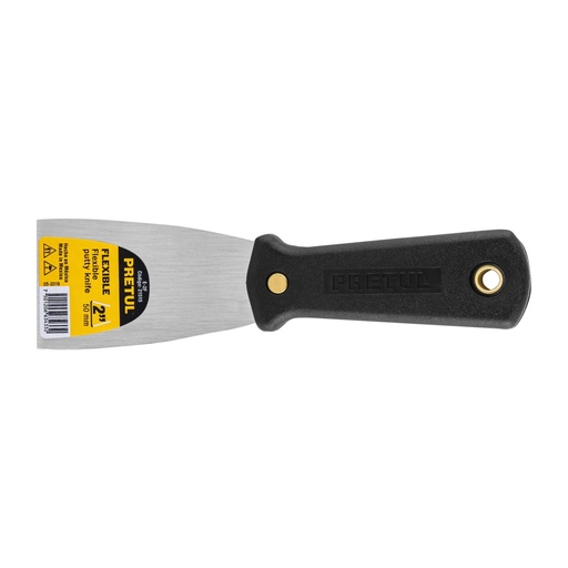 [21515] Espátula flexible 2' con mango de plástico, Pretul E-2F
