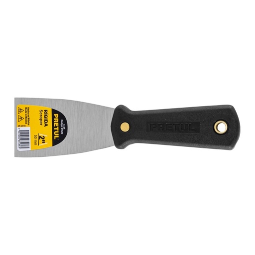 [21522] Espátula rígida 2' con mango de plástico, Pretul E-2R