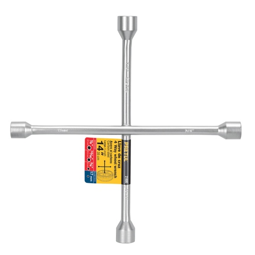 [21800] Llave de cruz 14', acabado negro mate, PRETUL LLCR-14P