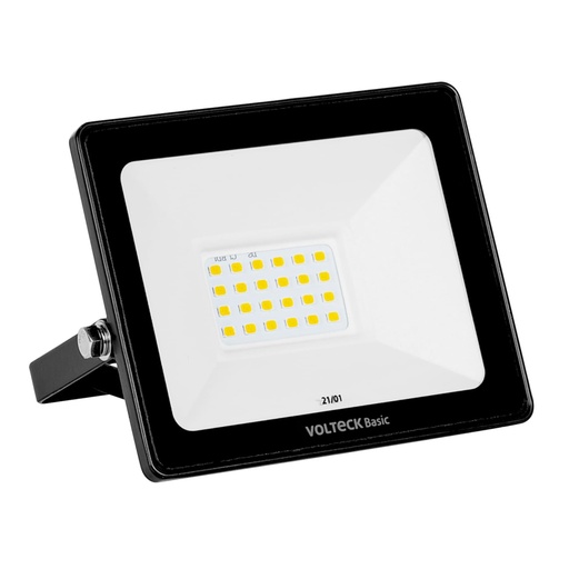 [22041] Reflector ultra delgado LED 20 W luz de día, Volteck Basic REF-401L