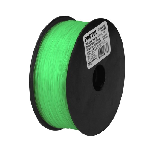 [22061] Carrete con 100 m de hilo para pesca verde calibre 0.60 mm HIPE-60V