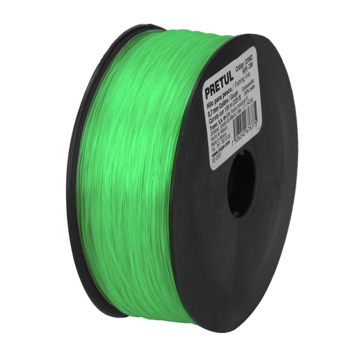 [22062] Carrete con 100 m de hilo para pesca verde calibre 0.70 mm HIPE-70V