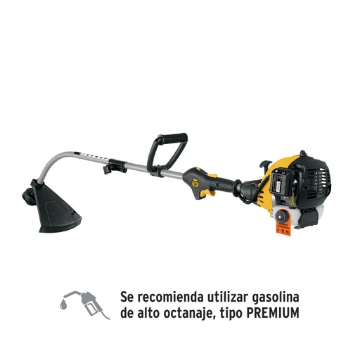 [22430] Desbrozadora a gasolina 25cc mango tipo 'D', 17'corte, curva DES-25P