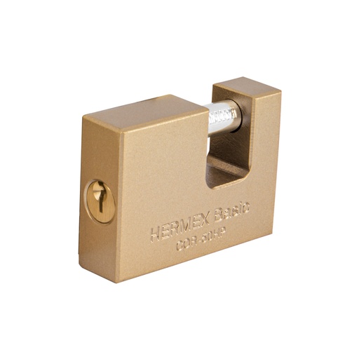 [22515] Candado antipalanca 50 mm cuerpo de hierro, HERMEX BASIC COR-50HP