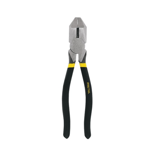 [22612] Pinza para electricista 9' uso rudo, mango de PVC, Pretul 219-P
