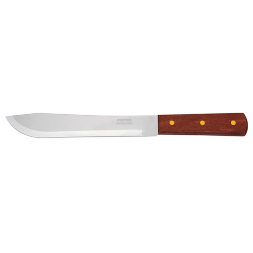[23078] Cuchillo cebollero 8' mango de madera, Pretul CUCH-M80
