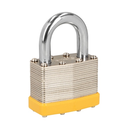 [23504] Candado laminado, 50mm, gancho corto, blister, HERMEX BASIC CM-50P