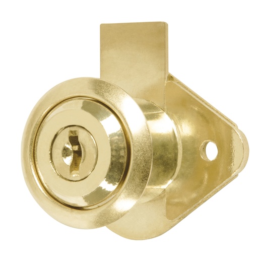 [23505] Cerradura para mueble, modelo 21, latón, HERMEX BASIC CM-21L-P