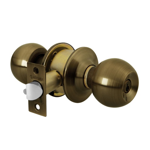 [23561] Cerradura tipo esfera, cilíndrico, entrada, antiguo, BASIC BAL-LA-EP