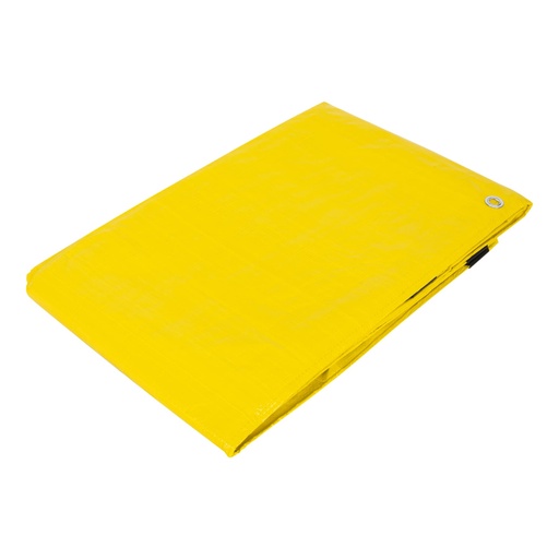 [23743] Lona de polietileno 4 x 6 m, amarilla, 110 g/m2, PRETUL LP-46A