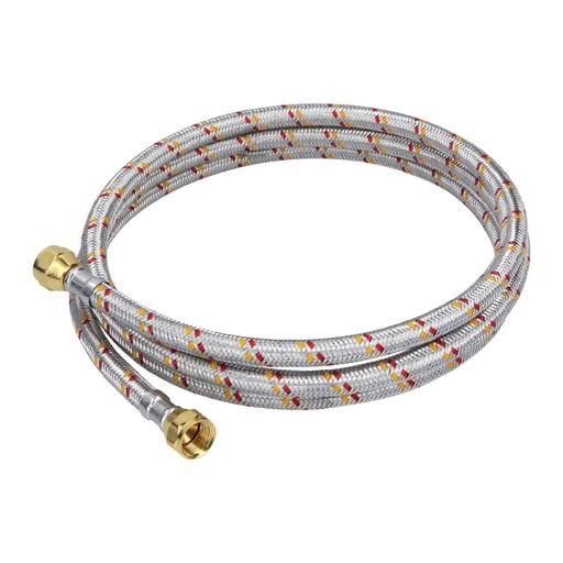 [24063] Manguera para gas, aluminio, 3/8' flare, 200 cm, FOSET BASIC FGA-20P