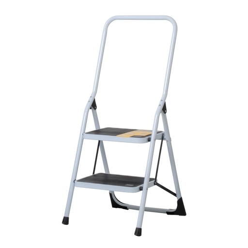 [24119] Escalera tubular, plegable, 2 peldaños con barandal, Pretul ESTU-2PB