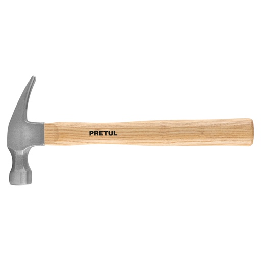 [25001] Martillo semipulido, 16 oz, uña recta, PRETUL MAR-16P