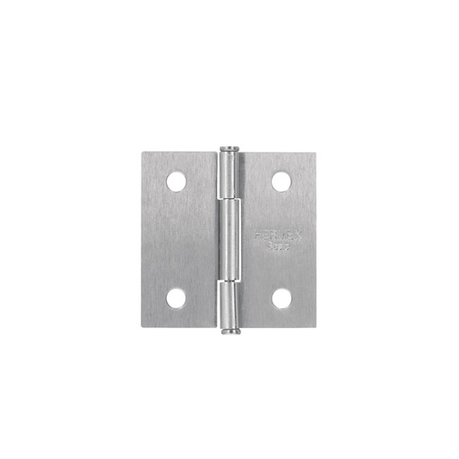 [25106] Bisagra cuadrada 2', satinado, cabeza plana, BASIC BC-203PP