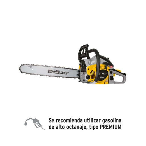 [26017] Motosierra 45 cc a gasolina con barra de 18', Pretul MOT-4518P
