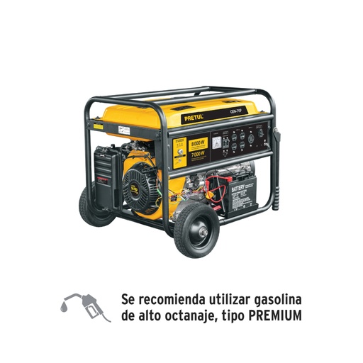 [26036] Generador portátil 7 kW motor a gasolina, PRETUL GEN-70P