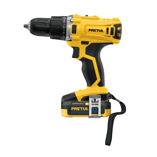 [26118] Taladro 1/2', 20V, 1 batería 2Ah, PRETUL TALI-20P2