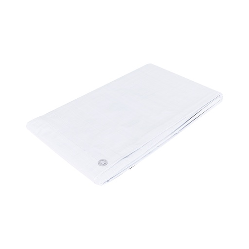 [26136] Lona de polietileno 3 x 5 m, blanca, 110 g/m2, PRETUL LP-35B