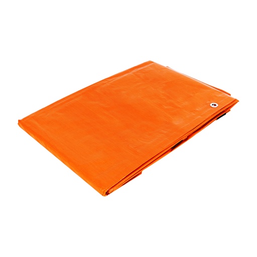 [26145] Lona de polietileno 3 x 6 m, naranja, 110 g/m2, PRETUL LP-36N