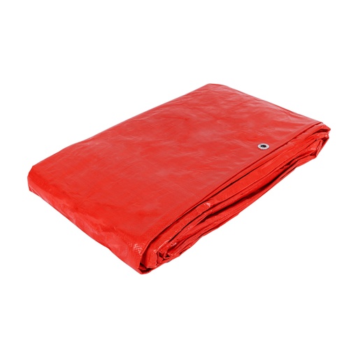 [26156] Lona de polietileno 6 x 9 m, roja, 110 g/m2, PRETUL LP-69R