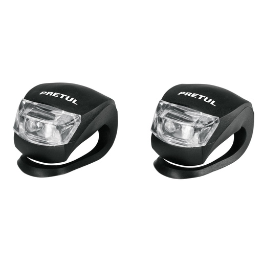 [27050] Juego de linterna trasera y delantera para bicicleta, PRETUL LIBI-2P