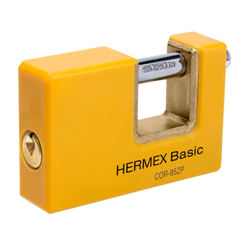 [27088] Candado antipalanca 85 mm cuerpo metálico, HERMEX BASIC COR-85ZP