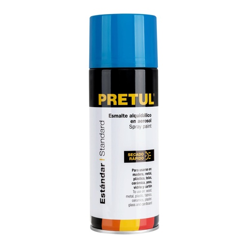 [27178] Pintura en aerosol, azul holandés, 400ml, Pretul PA-AH-P