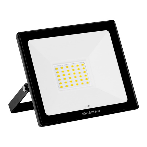 [28091] Reflector ultra delgado LED 30 W luz cálida, Volteck Basic REF-402LC