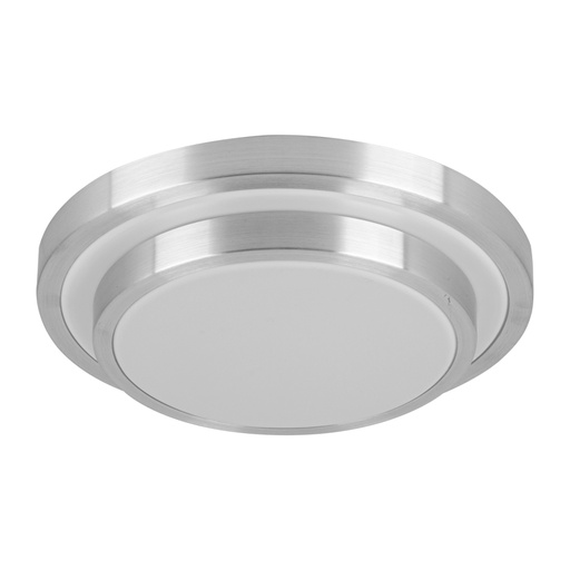 [29007] Luminario LED 18W plafón decorativo metálico, luz día, BASIC PLA-703L