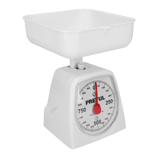 [29970] Báscula mecánica para cocina 1 Kg, Pretul BAS-1CP