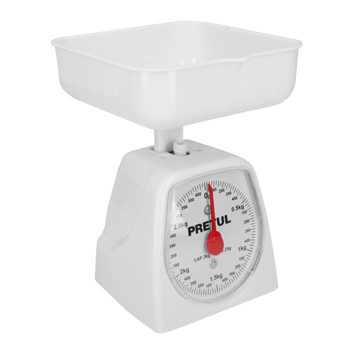 [29972] Báscula mecánica para cocina 3 Kg, Pretul BAS-3CP