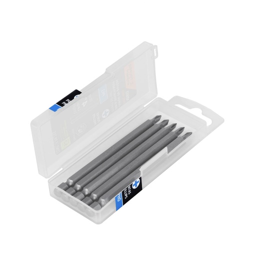 [101823] Estuche con 5 puntas de cruz PH0 largo 4', Truper Expert PUDE-1400